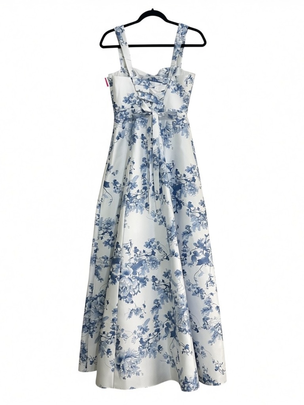 NEW ALFRED SUNG Style D825FP Floral Lace Up Gown, Size 0 - Picture 4 of 11